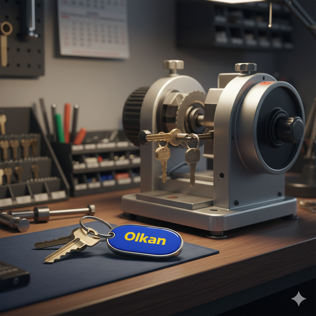 Klucze mieszkaniowe i wkładki — stanowisko pracy